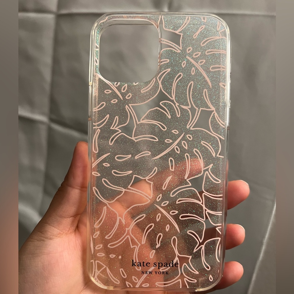 Glitter iPhone 13 case by Kate Spade.